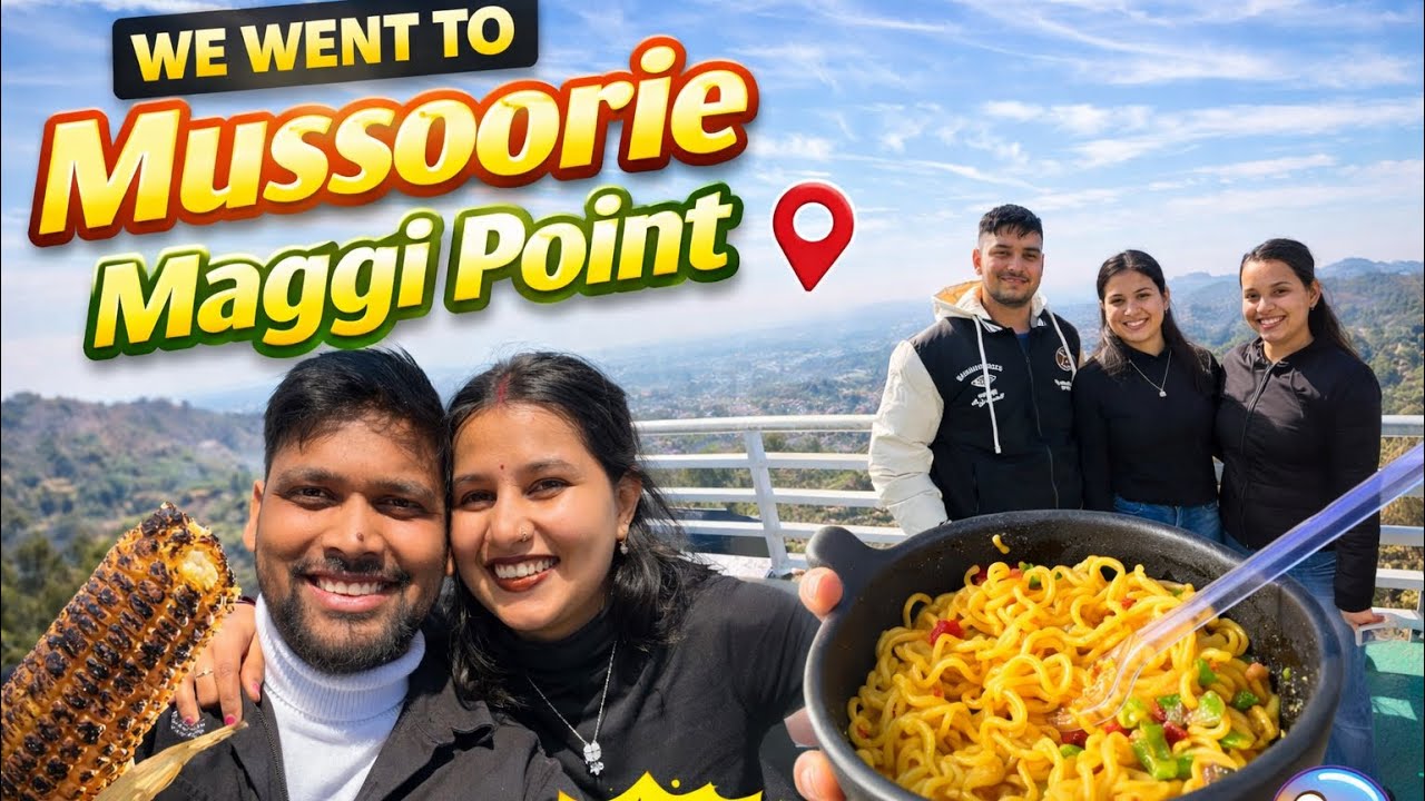 Maggi with a View in Mussoorie 😍 | Famous Maggi Point Vlog @Thenikitaverse 