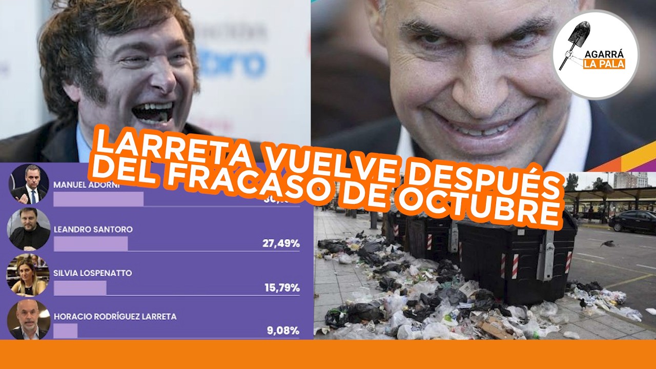 EL SINIESTRO LARRETA LE DA PESADILLAS A TODOS Y REAPARECE CON UN NUEVO PARTIDO NEFASTO