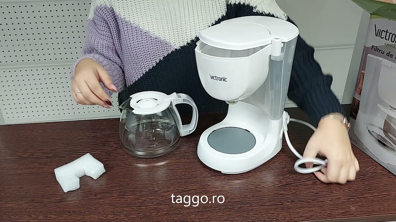 Filtru de cafea, 1.25 L Victronic, 750W