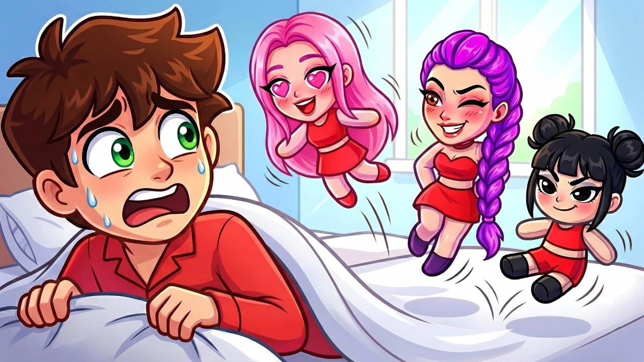 TRAPPED with EVIL HUNTRIX PLUSHIES in Roblox Snapchat!