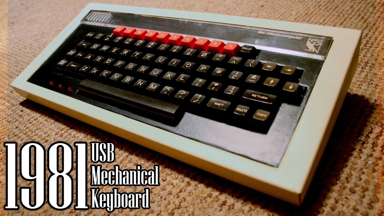 Converting a BBC Micro into a USB mechanical keyboard - the most British keyboard ever