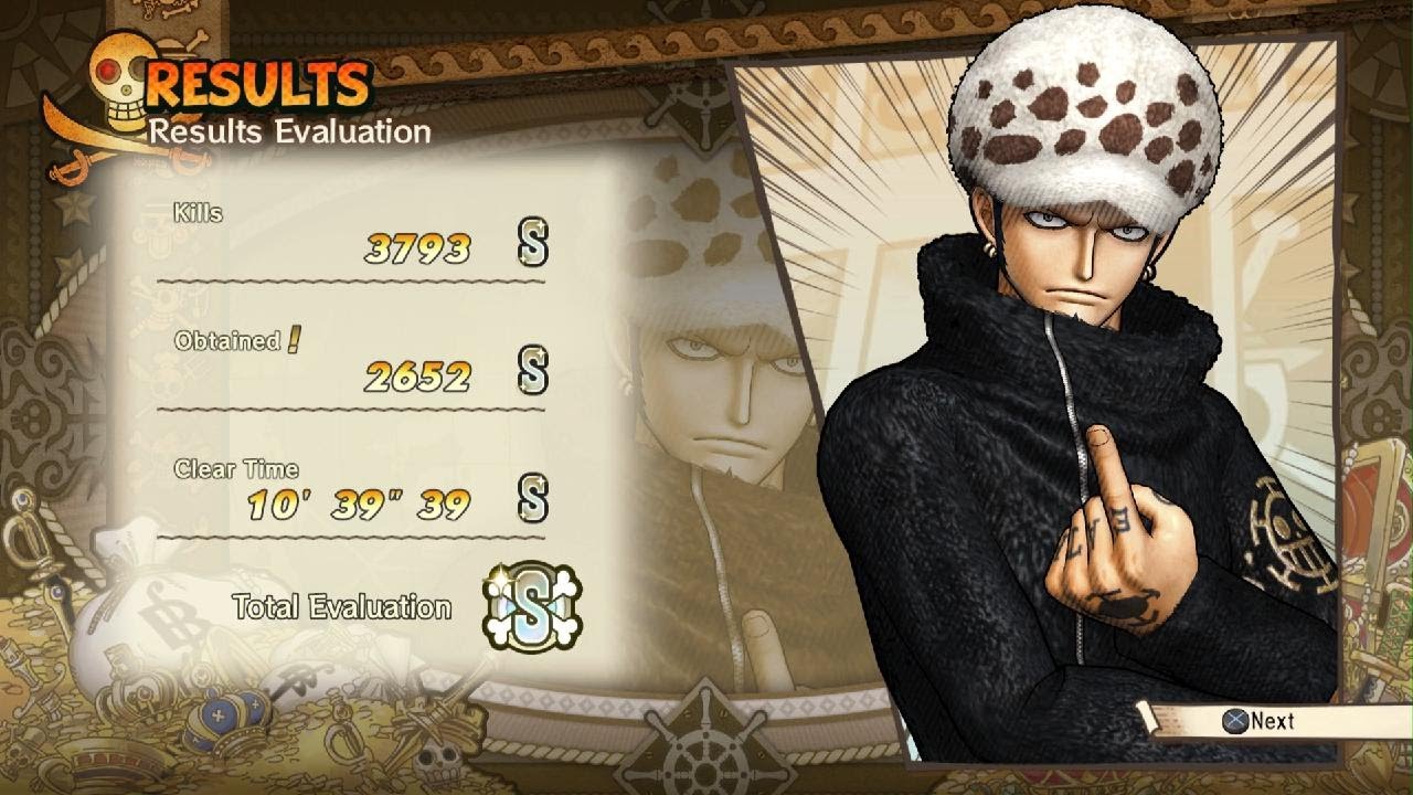Trafalgar D. Water Law Gameplay: One Piece Pirate Warriors 3