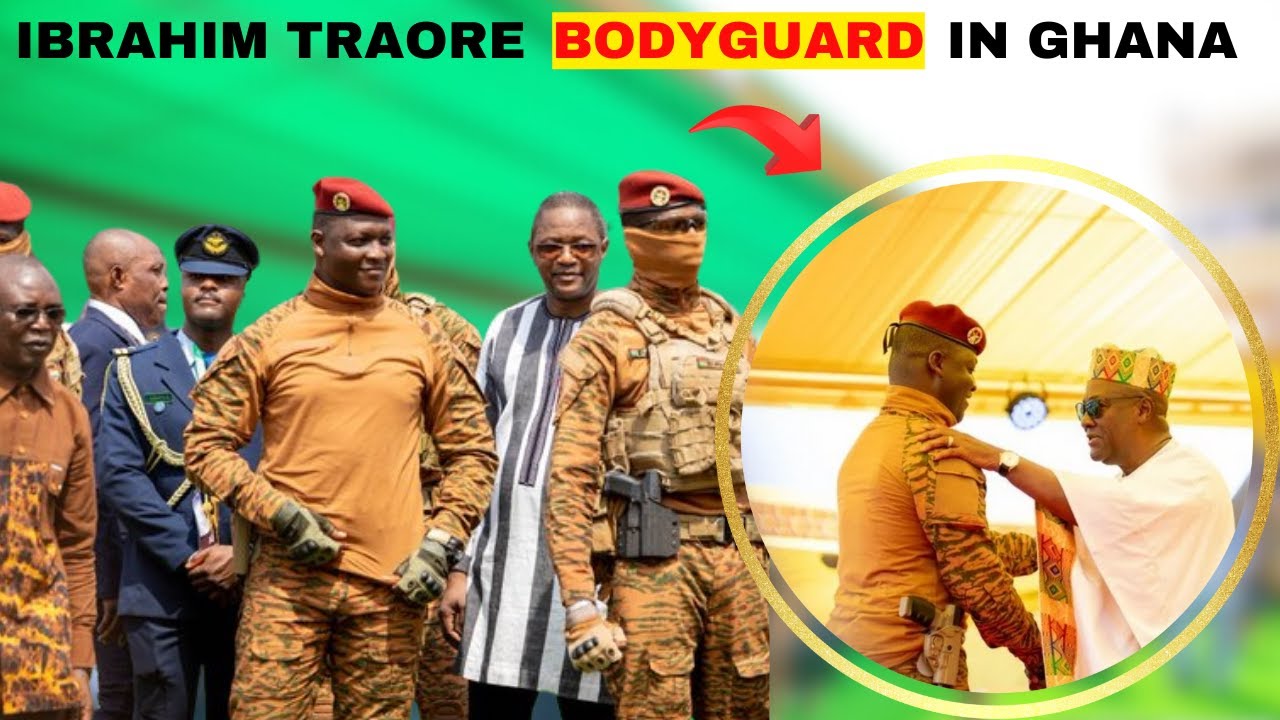 Ibrahim Traore's Bodyguards OUTSMART Enemies at Ghana's Inauguration!