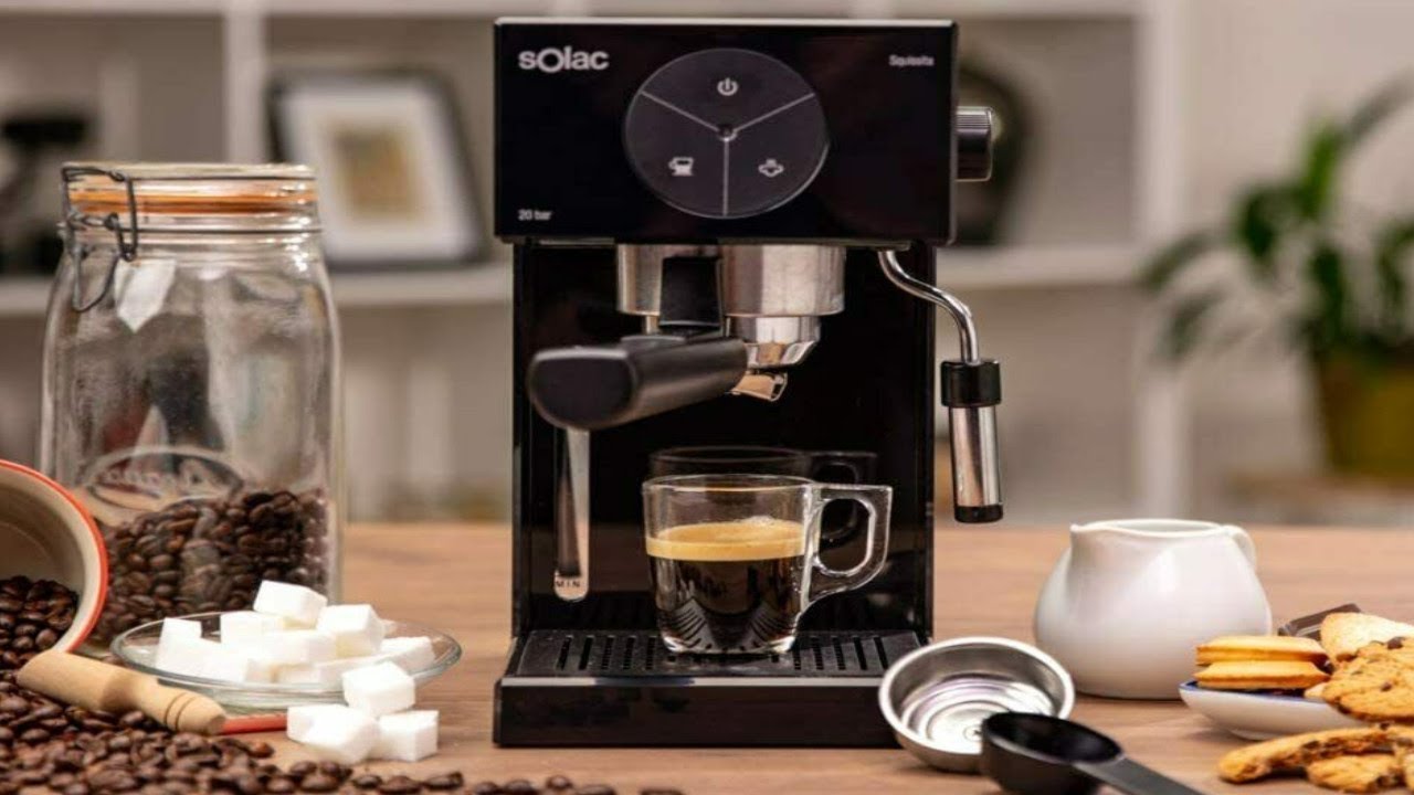 Solac S92011100 Ce4501 Squissita Cafetera, Doub Cream, Espresso Cappuccino, 1 Cups, Acero Inoxidable