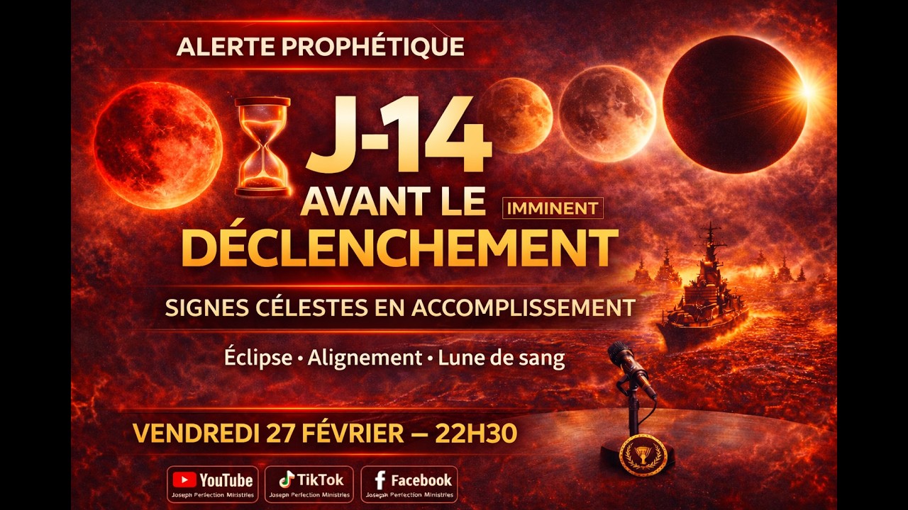 🚨 #MidnightSeries_2 _27 Février— ALERTE MONDIALE avec le Prophète Joseph P. 🌌🇮🇱🇺🇸🇮🇷🇨🇩🌍