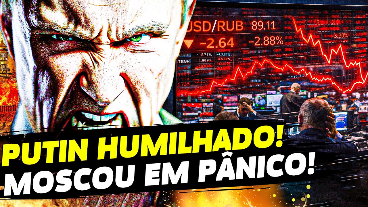 ⚡️ Putin EXPOSTO! TV russa PERDE controle enquanto economia despenca!