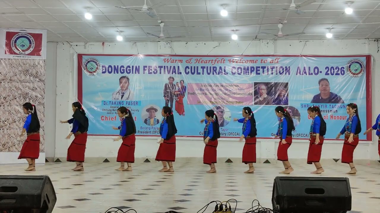 Mesmerizing Folk Dance Performance by Yoji Yora | Donggin Festival Celebration, Aalo 2026