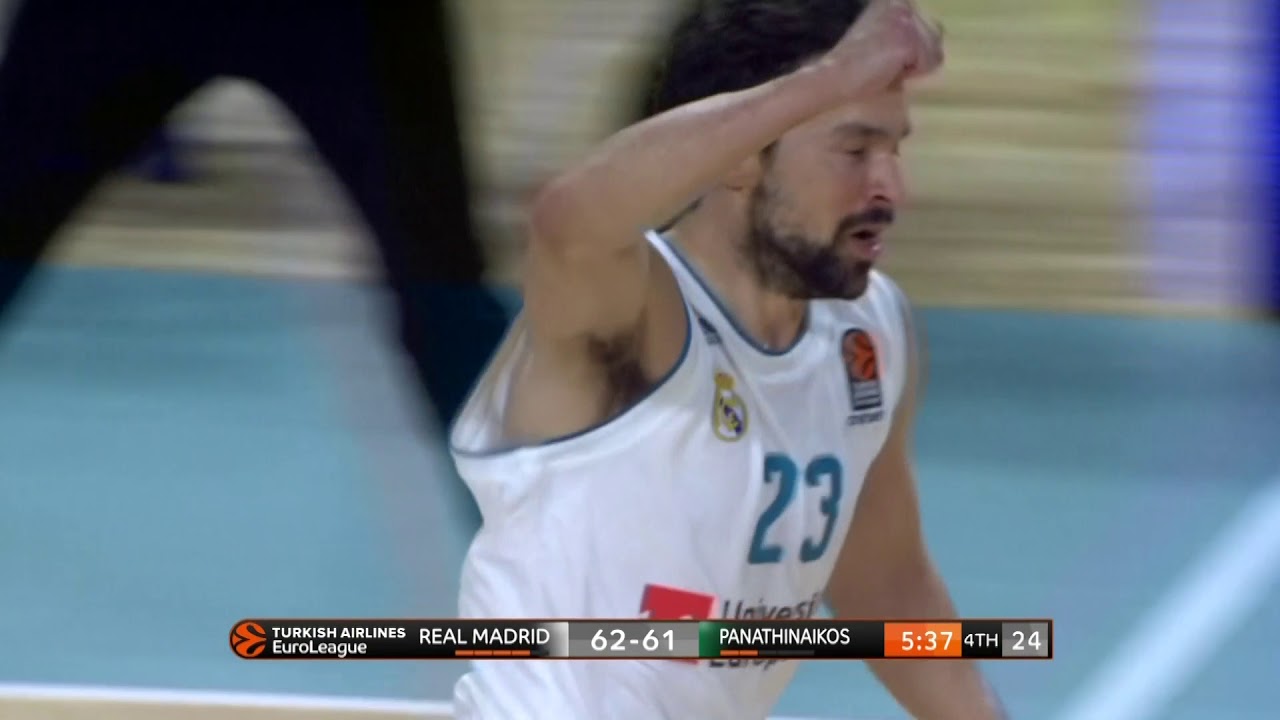 7DAYS Magic Moment  Sergio Llull Difficult Basket, Real Madrid