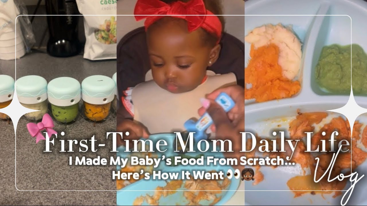 I Made My Baby’s Food From Scratch… Here’s How It Went 👀