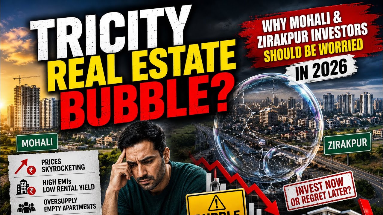Tricity Real Estate Bubble? Why Mohali & Zirakpur Investors Should Be Worried in 2026
