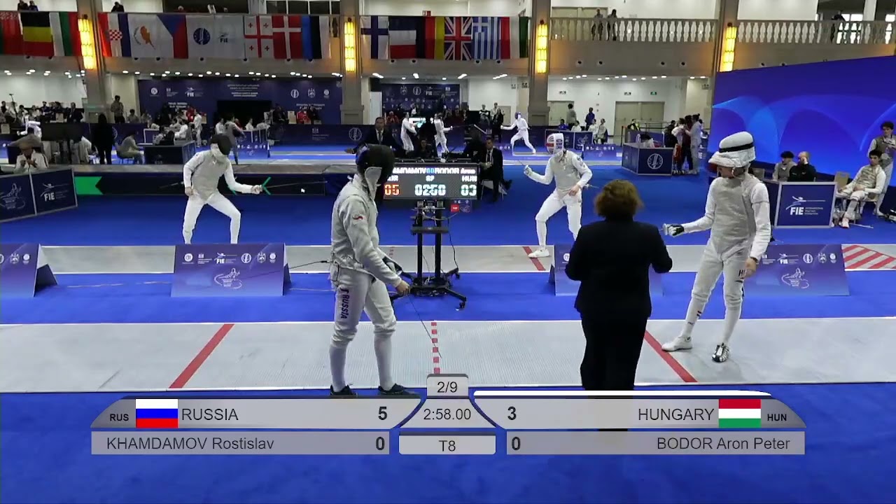 2026 358 T08 02 M F Team Tbilisi GEO Red HUNGARY HUN vs RUSSIA RUS