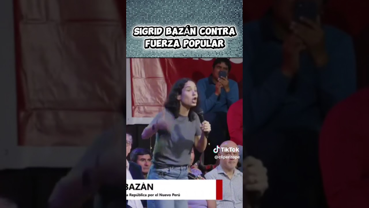 SIGRID BAZAN LA IZQUIERDA TIENE CORAJE, EL PODER ES DE LA GENTE....