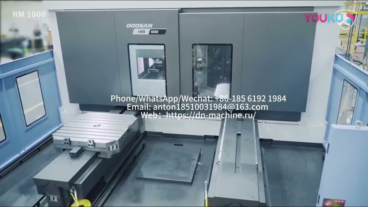 HM 1000 Горизонтальный обрабатывающий центр с жесткой направляющей для крупных деталей