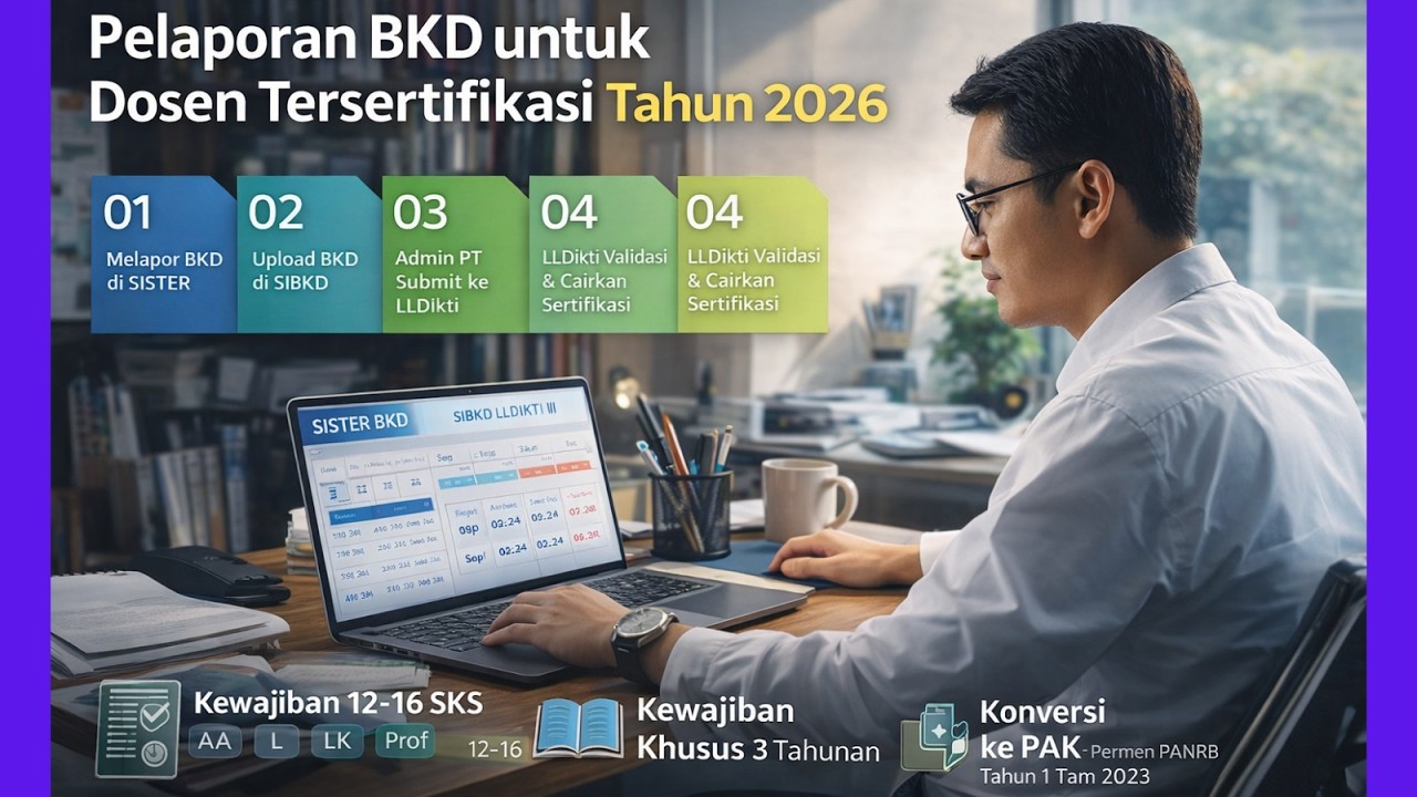 TERBARU 2026. PANDUAN LENGKAP PELAPORAN BKD UNTUK DOSEN TERSERTIFIKASI | MIMBAR INTELEK