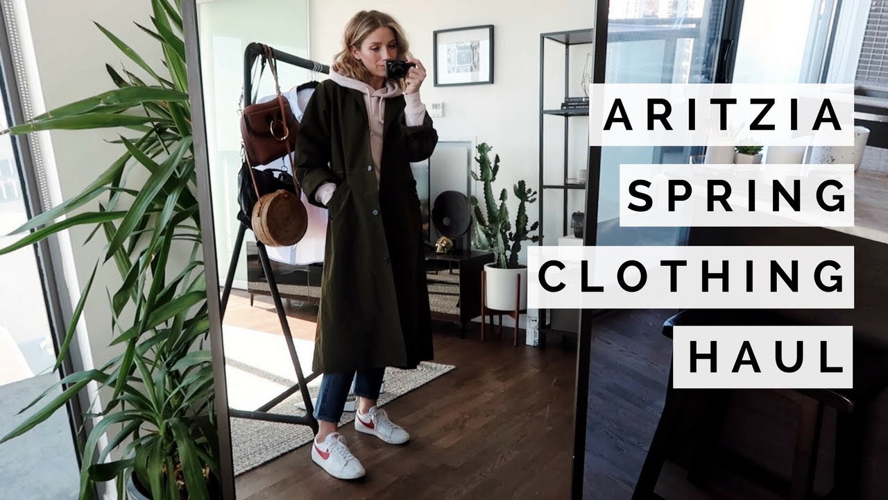 ARITZIA SPRING CLOTHING HAUL AND TRY ON | SPRING AND SUMMER STYLE