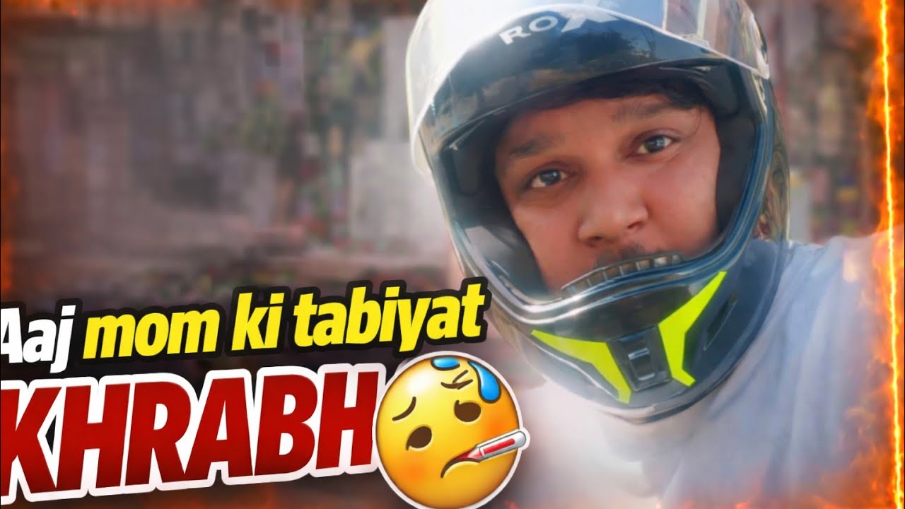 Aaj mom ki tabiyat hui jyada khrabh 🤒. || Nikhil Rana || daily vlog || Baddi Himachal pradesh 