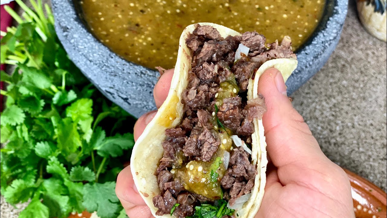 Como se hacen los tacos de cabeza (estilo Michoacán) #tacos 