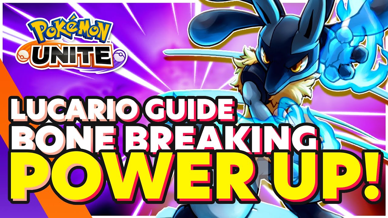 Pokemon Unite LUCARIO GUIDE [MOBILE/SWITCH] - How To Play Best Build LUCARIO [FULL GUIDE]