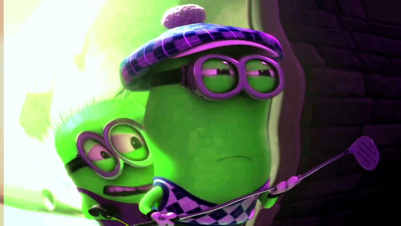 Minions are Scared But why/ Lets find out hahahaha..Colors Gone Crazy + Glitch Chaos