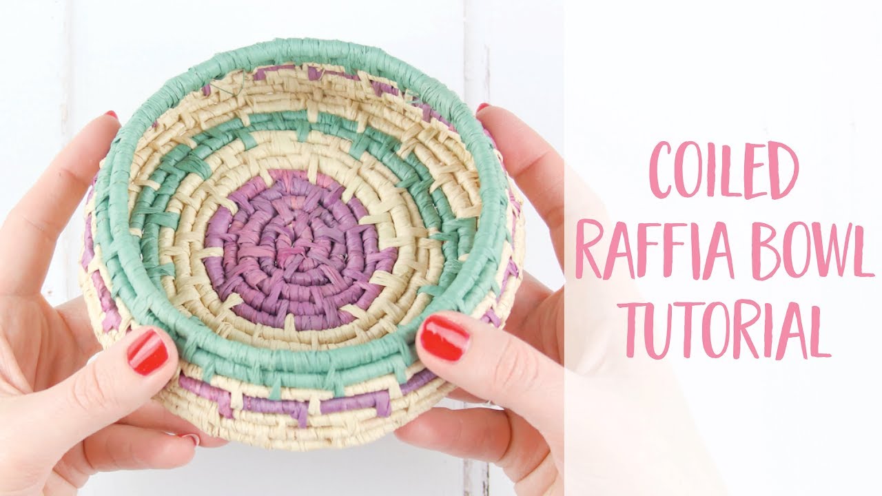 Как сделать витую чашу из рафии своими руками | Craftiosity | Подписка на наборы для рукоделия