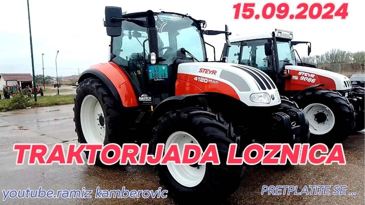 TRAKTORIJADA LOZNICA 15.09.2024 GODINE ČITAVU TRAKTORIJADU JE KIŠA PROPRATILA HAOS BLATO