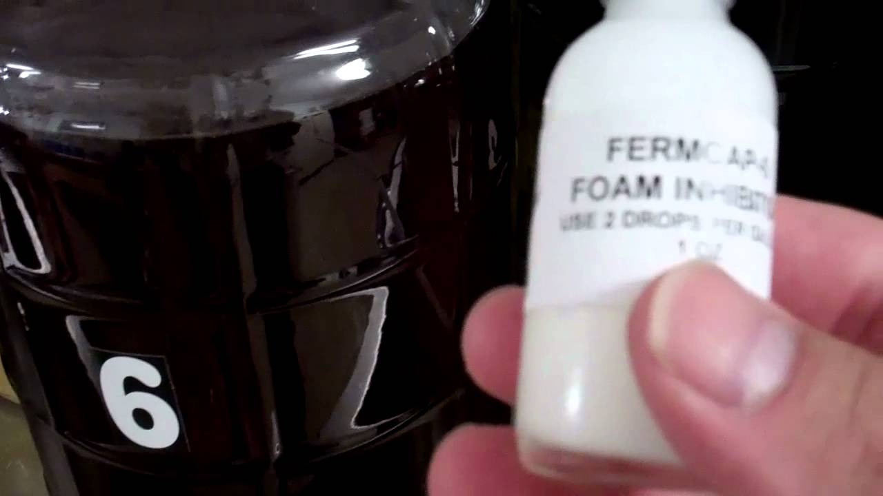 Using Foam Inhibitor While Degassing Wine