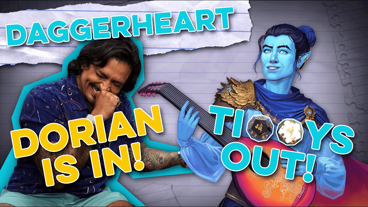 Robbie Daymond builds Dorian in Daggerheart