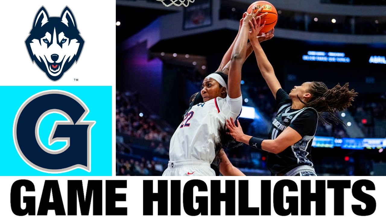 #1 UConn vs Georgetown Highlights | Women's Basketball | College Basketball 2026