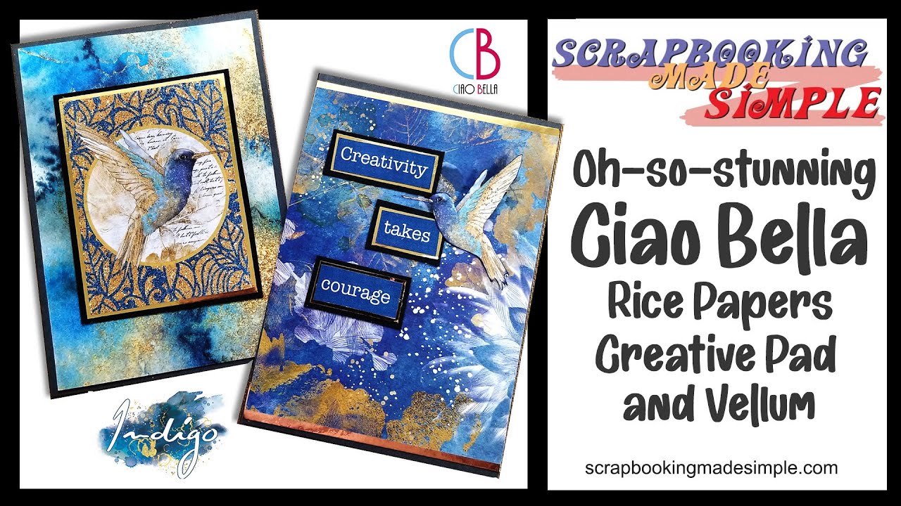 508 Ciao Bella Rice Paper is so stunning and easy to use with these simple tips featuring Sizzix