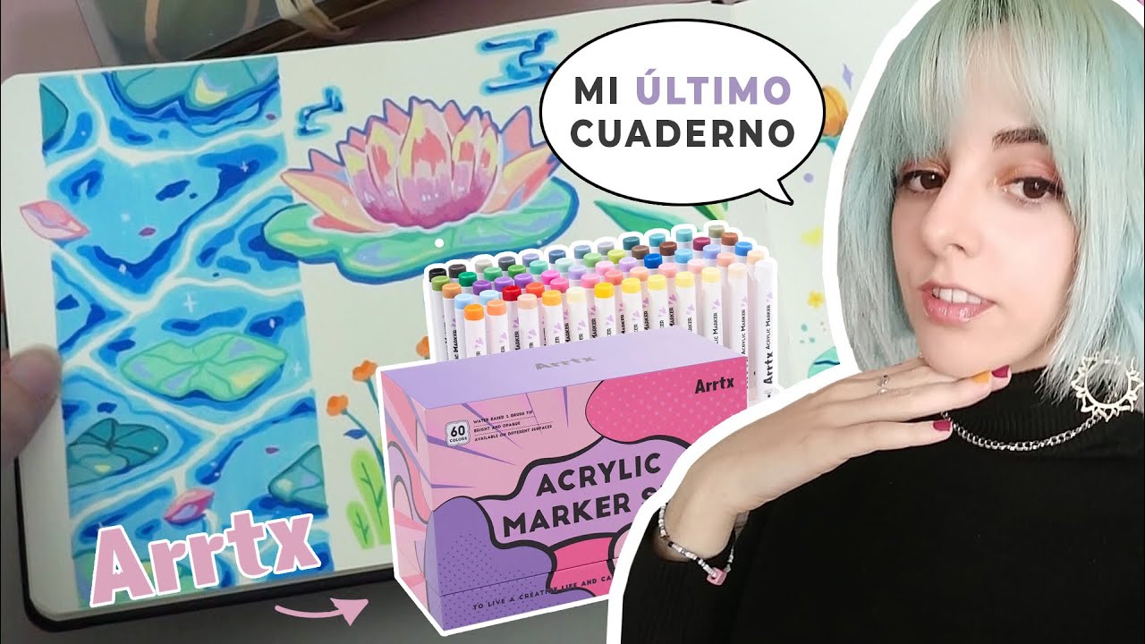 ¡Primera vez usando rotuladores acrílicos! 🖌️✨ con ARRTX│ NolightArtist