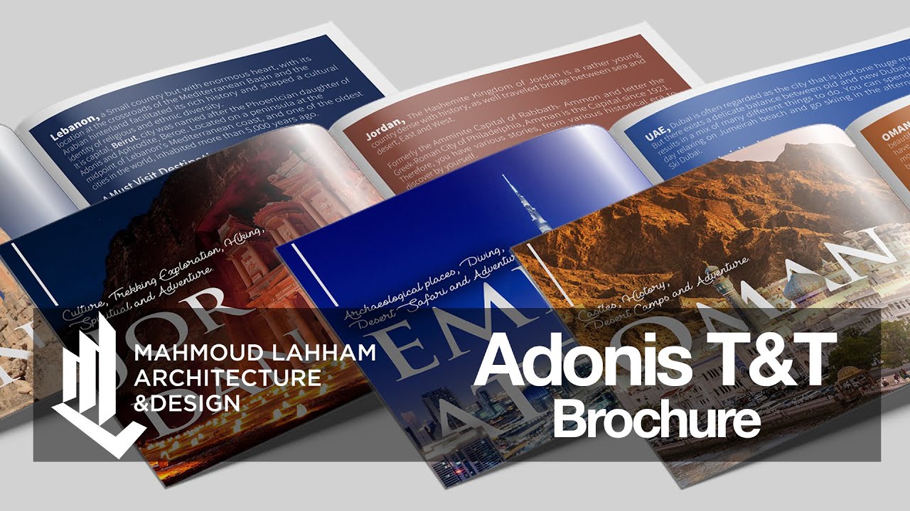 Adonis Travel & Tourism Brochure For IFTM Top RESA - تصميم بروشور لصالح شركة ادونيس للسياحة والسفر