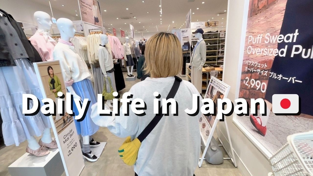 An Ordinary Day in Japan | GU Shopping & Sara Udon for Dinner