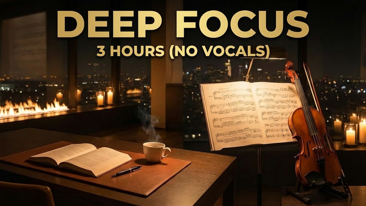 Relaxing Classical  Study Music | Luxury City Night Aesthetic