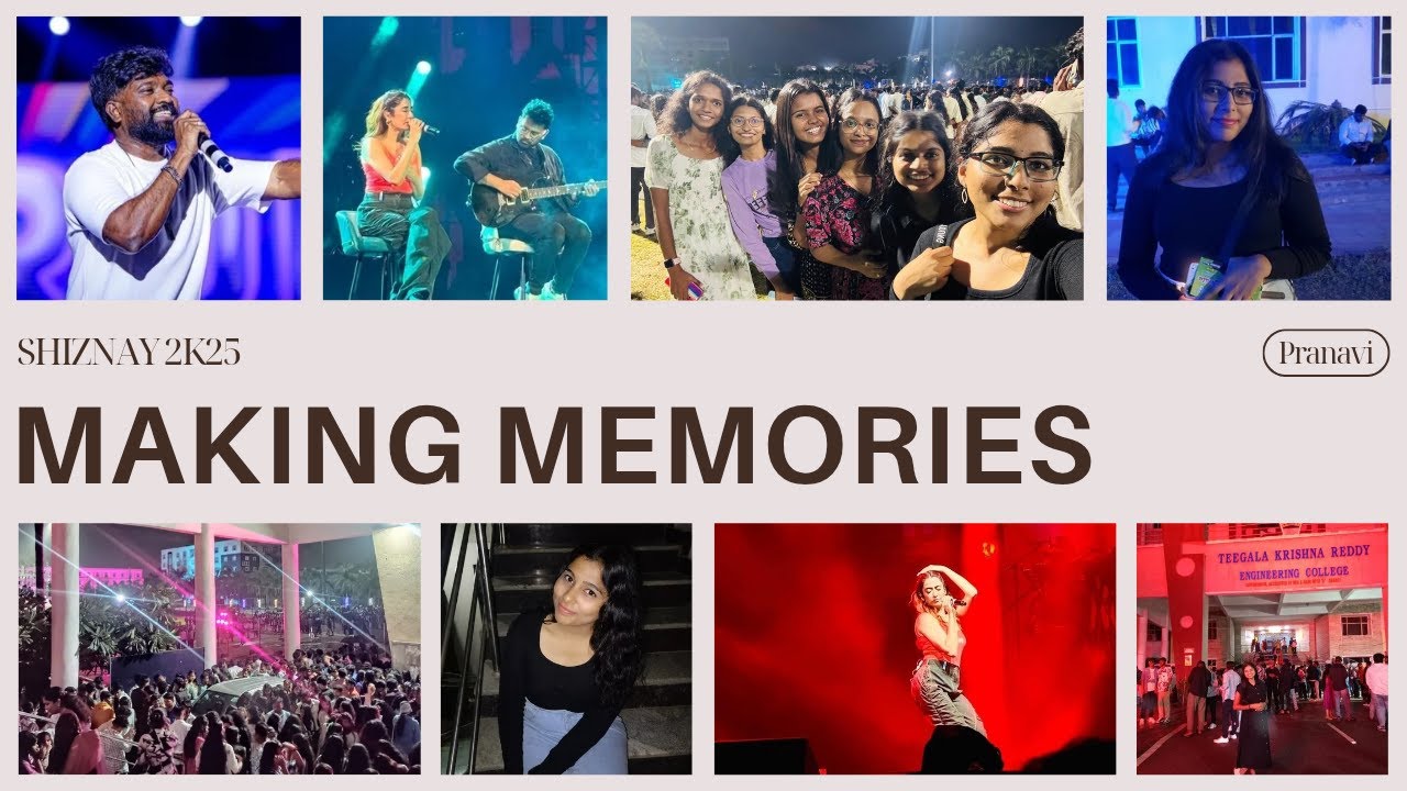 SHIZNAY|2K25|TKRES|Jonitha Gandhi, Roll Rida & TKR Students Went Wild!