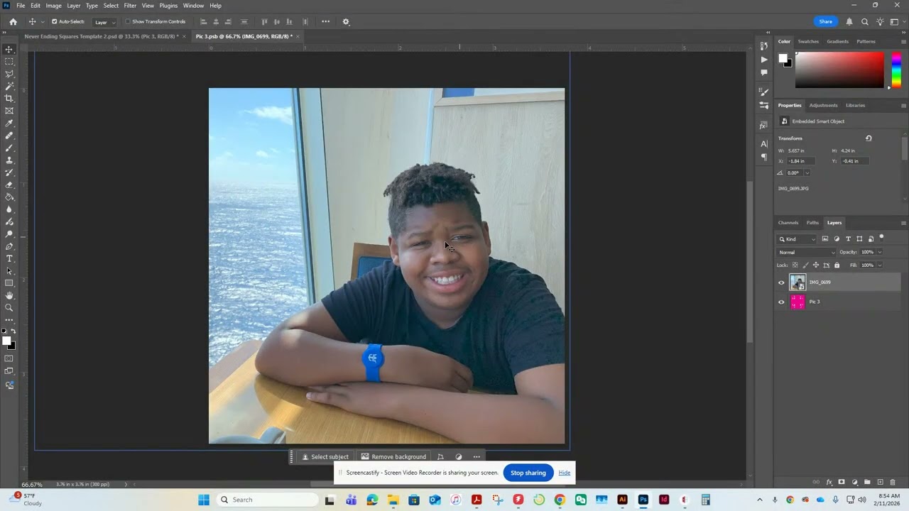 Creating a Never-Ending Square Project in Photoshop and Illustrator