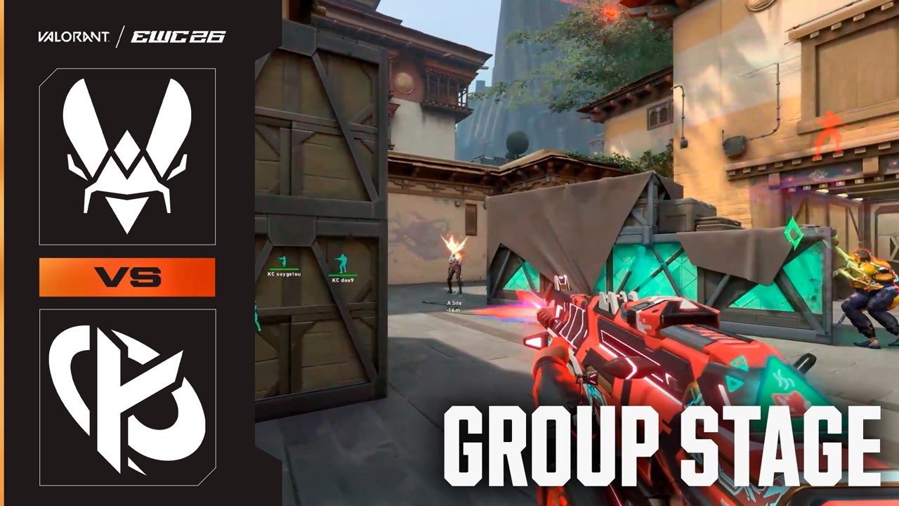 Team Vitality vs Karmine Corp VALORANT at EWC 26 - Group Stage - HIGHLIGHTS