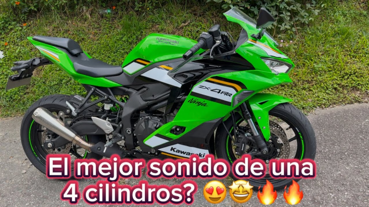 Kawasaki Ninja ZX4RR con escape Arrow 🔥 sonido puro