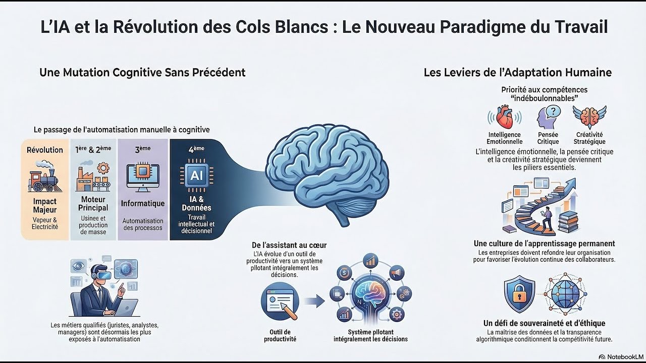 Quand l'IA redéfinit le travail intellectuel : les cols blancs face à leur propre révolution...
