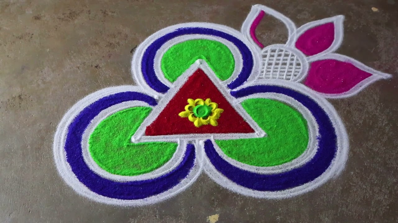 vinayagar chathurthi 🌻special flower kolam🌻pillaiyar chaturthi 🌻Ganesha festival rangoli