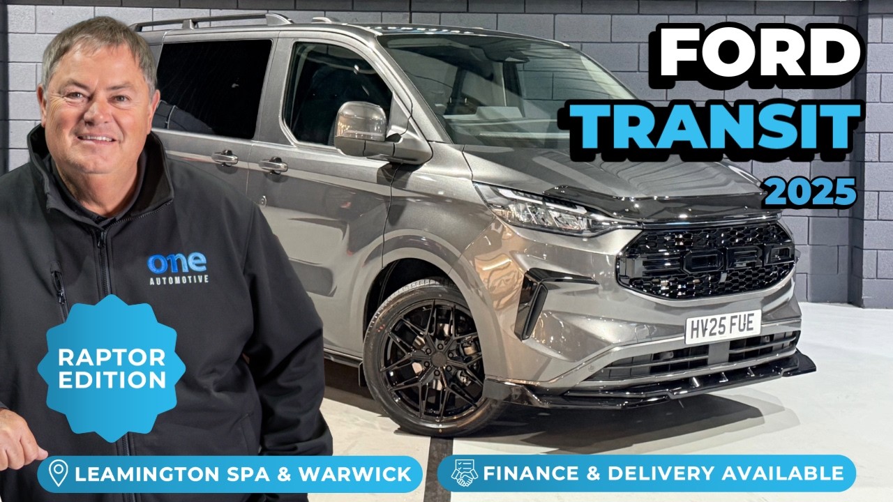 One Automotive | Ford Transit Custom | Raptor Edition | 2025 | 3K Miles | CREWCAB | SWB