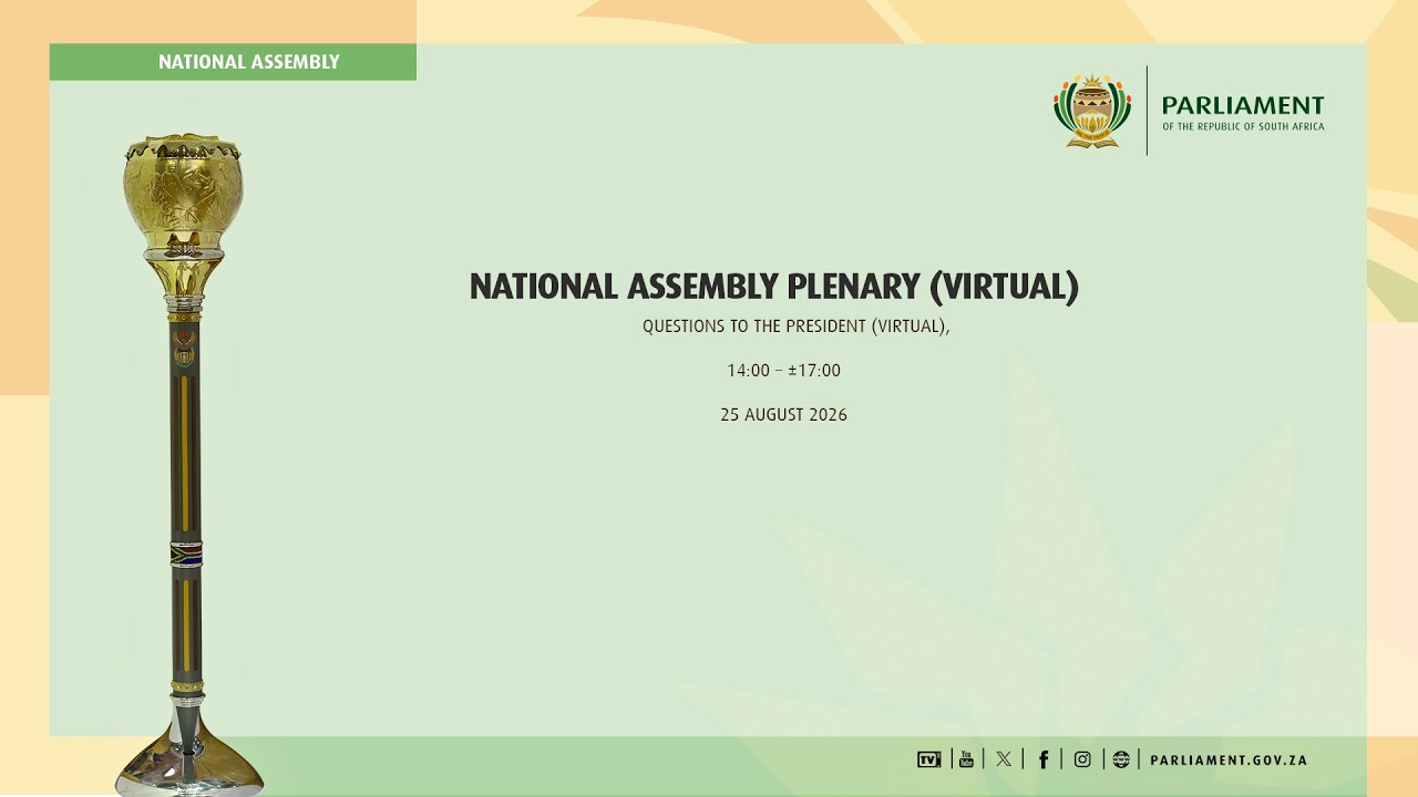 National Assembly Plenary, 25 August 2026