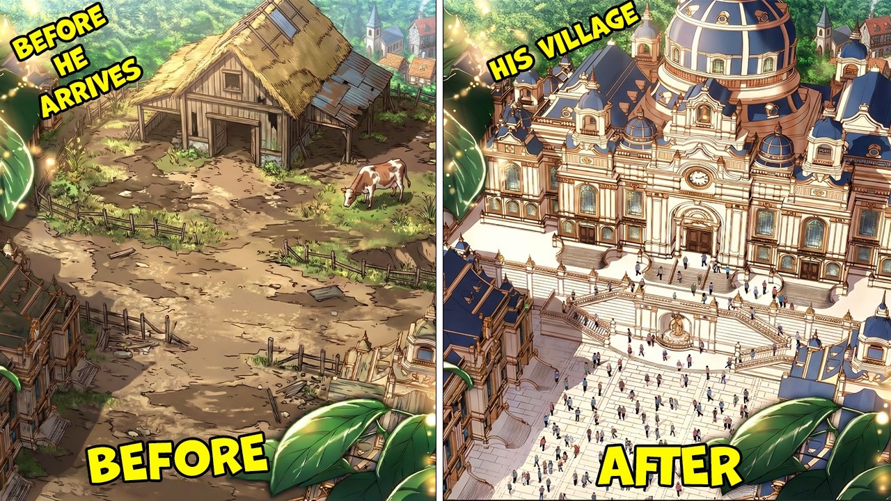 EXILED TO BORDER! VILLAIN WITH 'GODLY STATS' BUILT WEALTHIEST VILLAGE IN THE WORLD | MANGA RECAP