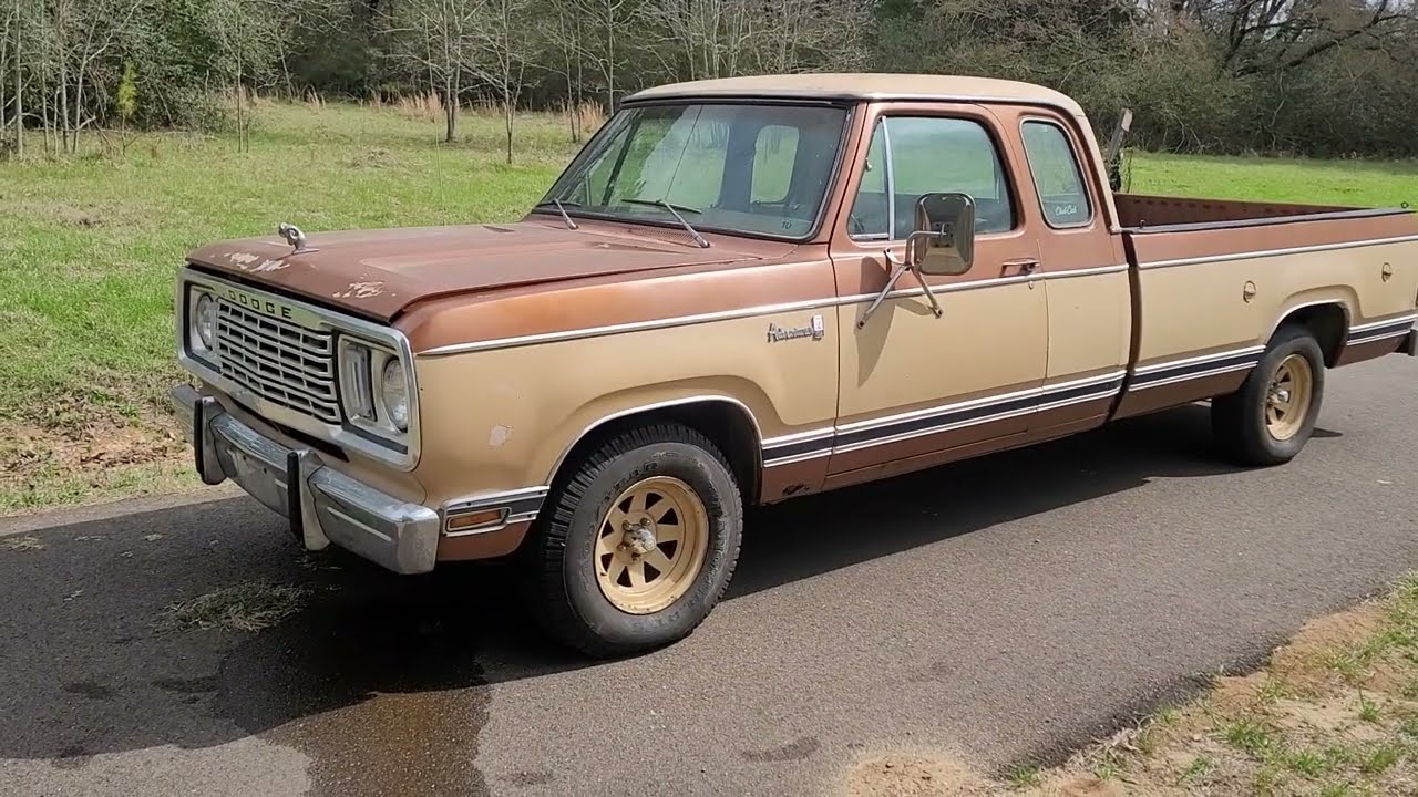 1977 Dodge Adventurer SE 150 440 Long Bed Club Cab Truck - So rare it's not in parts databases!