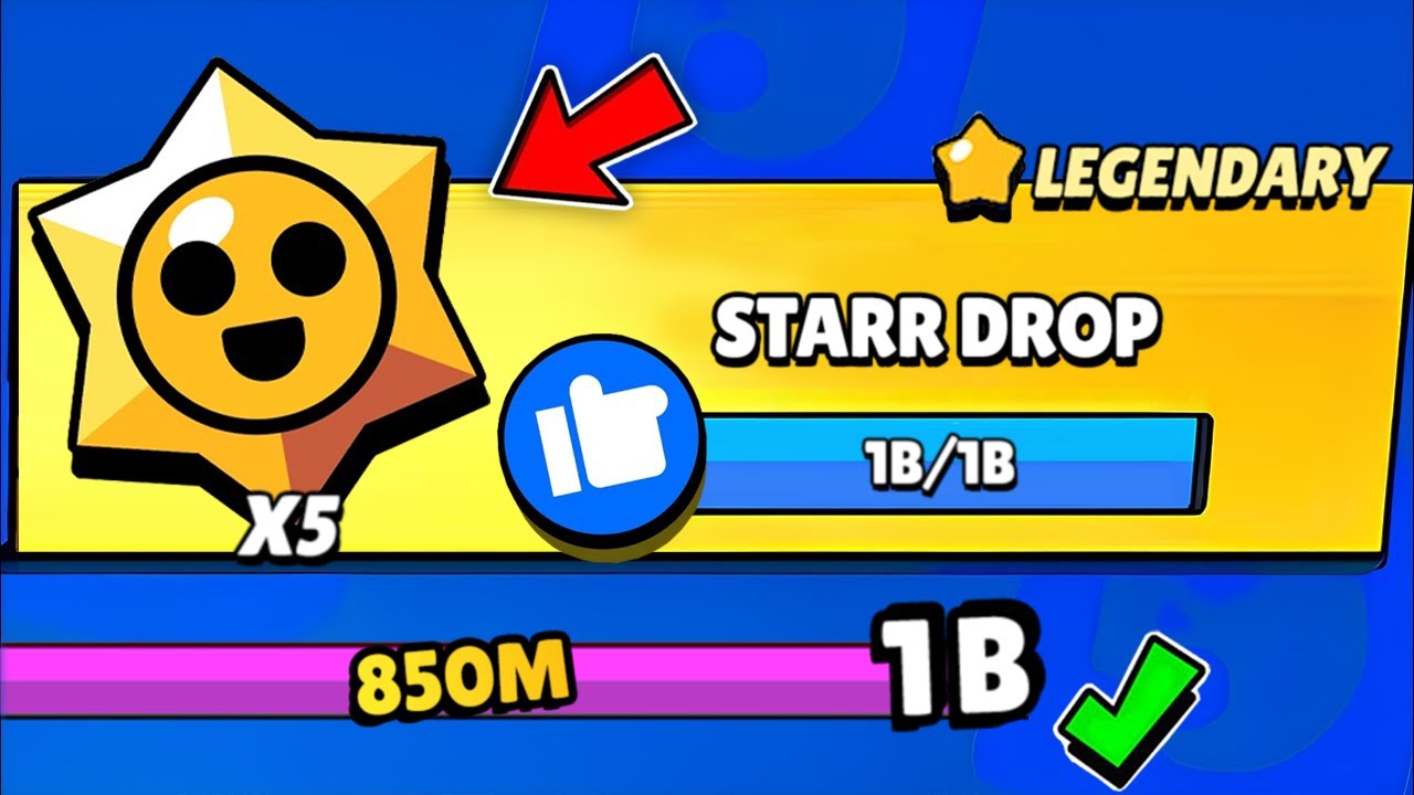 ЛЕГЕНДАРНЫЕ ПОДАРКИ STARR DROP!!!!🎁🎁🎁 - награды Brawl Stars