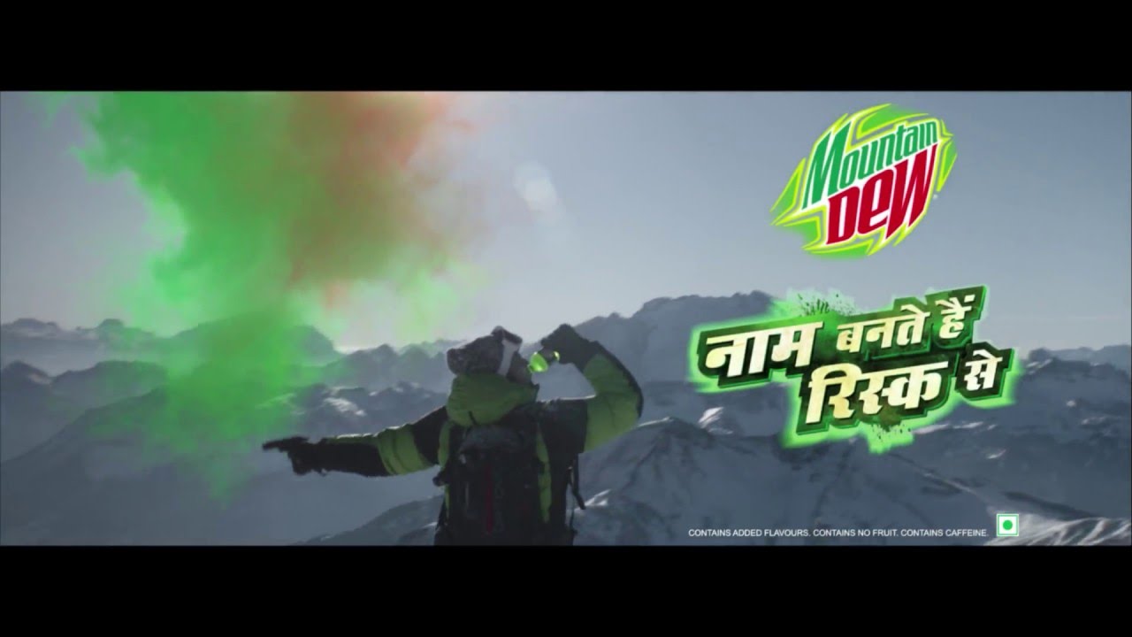 Mountain Dew: The man on the mountain. Conquering Everest. #NaamBanteHainRiskSe (25 sec)