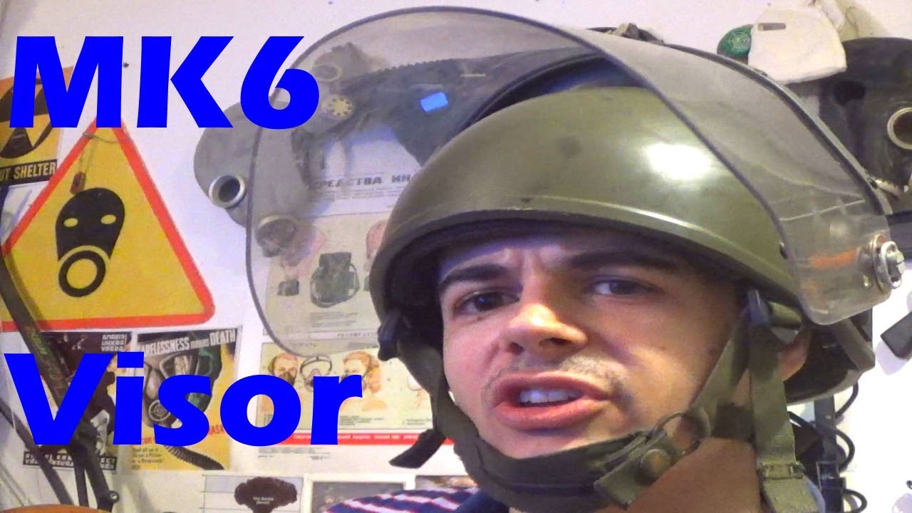 British MK6 Helmet Riot Visor