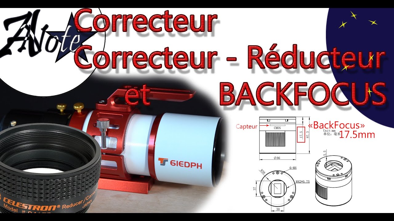 ⭐ Correcteur - Correcteur/r&eacute;ducteur et BACKFOCUS