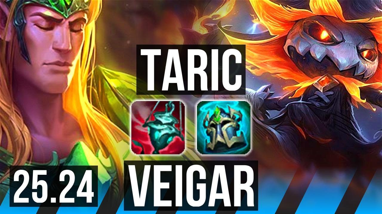 TARIC vs VEIGAR (MID) | EUW Master | 25.24