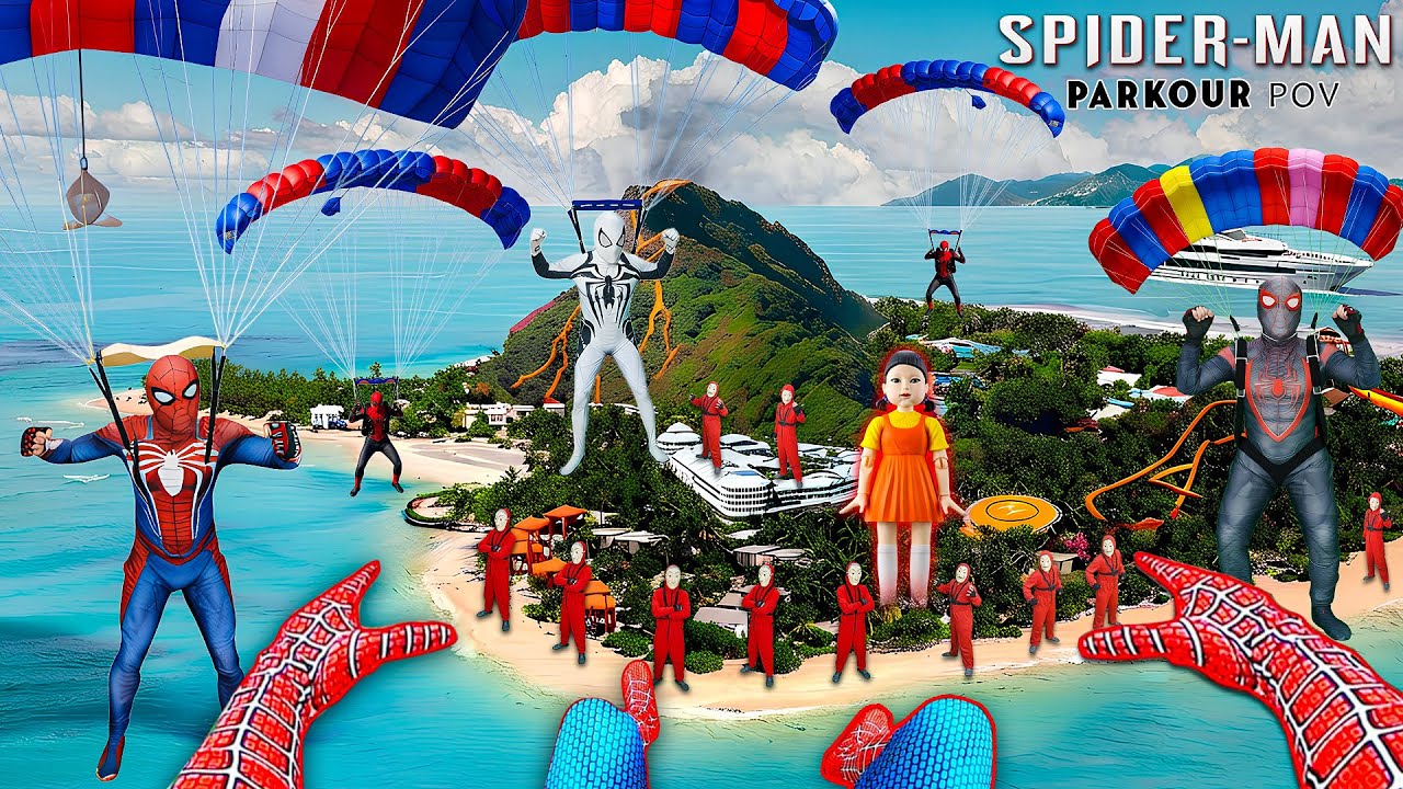 Spider-Man’s Daring Mission: Breaking Into the Bad Guy’s Lair to Rescue Pink! (Action Compilation)