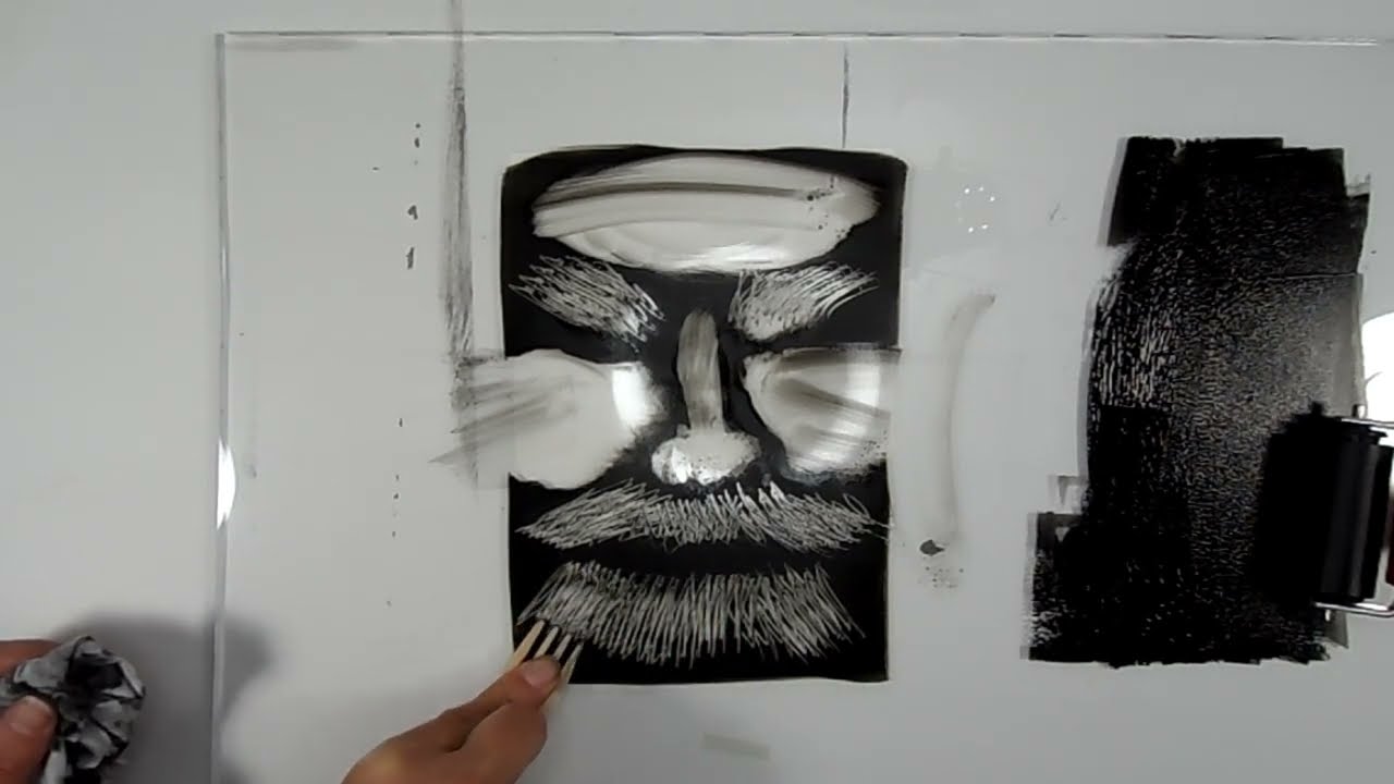 Reductive Monotype. Paint With Me